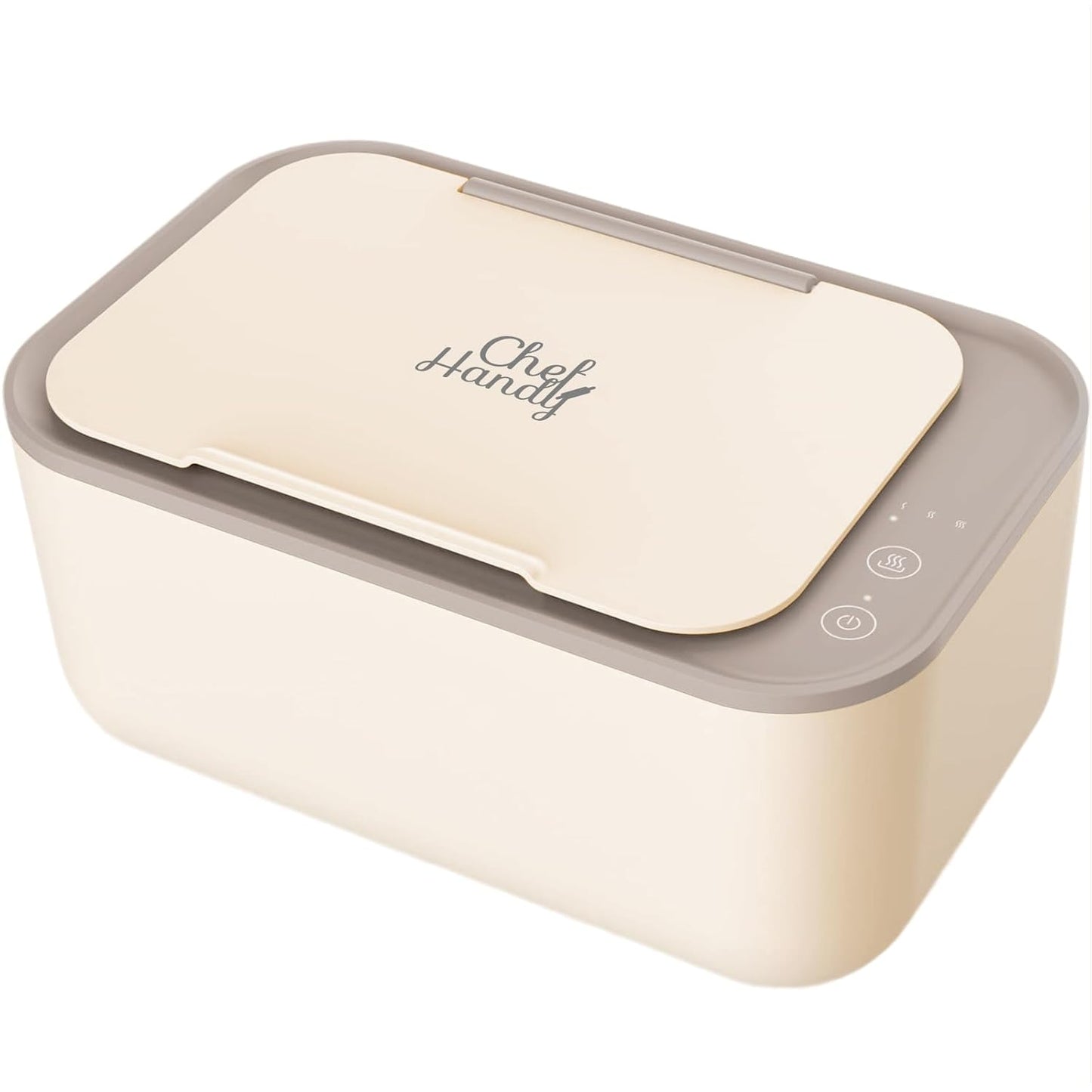 Chefhandy Baby Wipe Warmer & Wet Wipes Dispenser, 3-Mode Temperature Control, Large Capacity, Even Heating, Silent Operation for Babies & Adults, Yellow