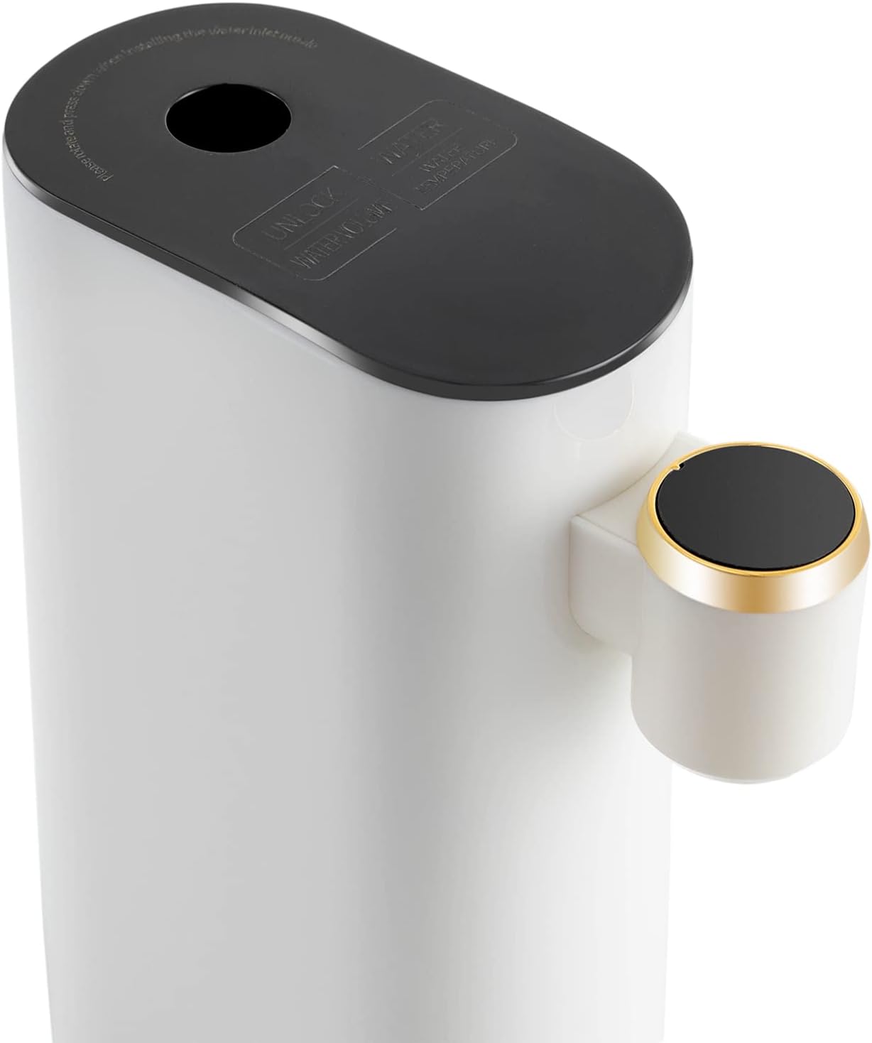 Mini Instant Hot Water Dispenser, 1500W Countertop Portable Mineral/Bottled Water Dispenser, 3s Quick Heating Water Warmer, 5 Temperatures Choices, for Travel Hotel Office