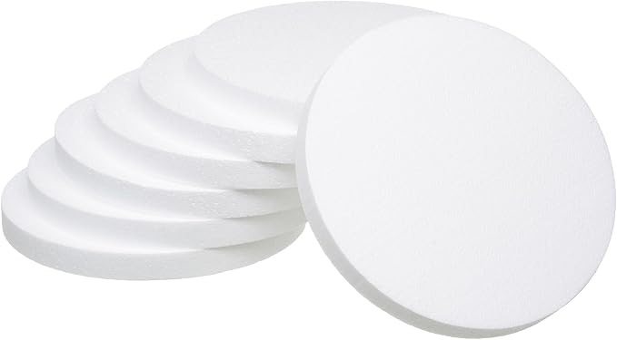 Crafare 10x1in Round Foam Circles
