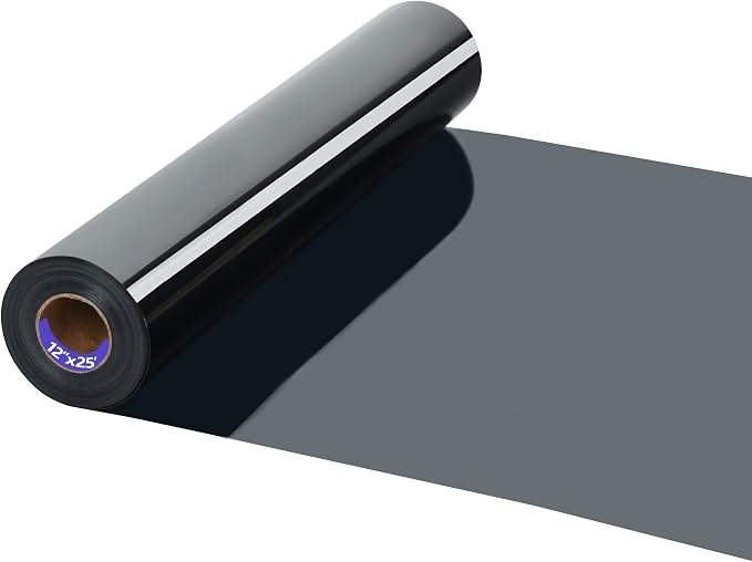 HTV Iron on Vinyl 12Inch by 25ft Roll HTV Heat Transfer Vinyl