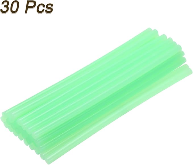 uxcell 30pcs 7mm x 200mm Mini Hot Glue Sticks