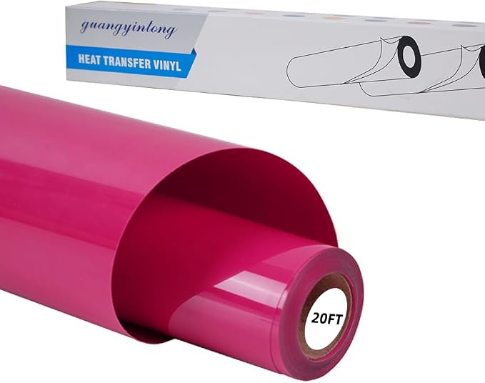 guangyintong Rose Red Heat Transfer Vinyl HTV Rolls