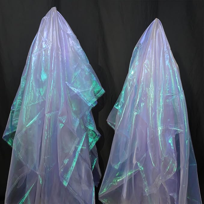 Light Purple Iridescent Organza Fabric