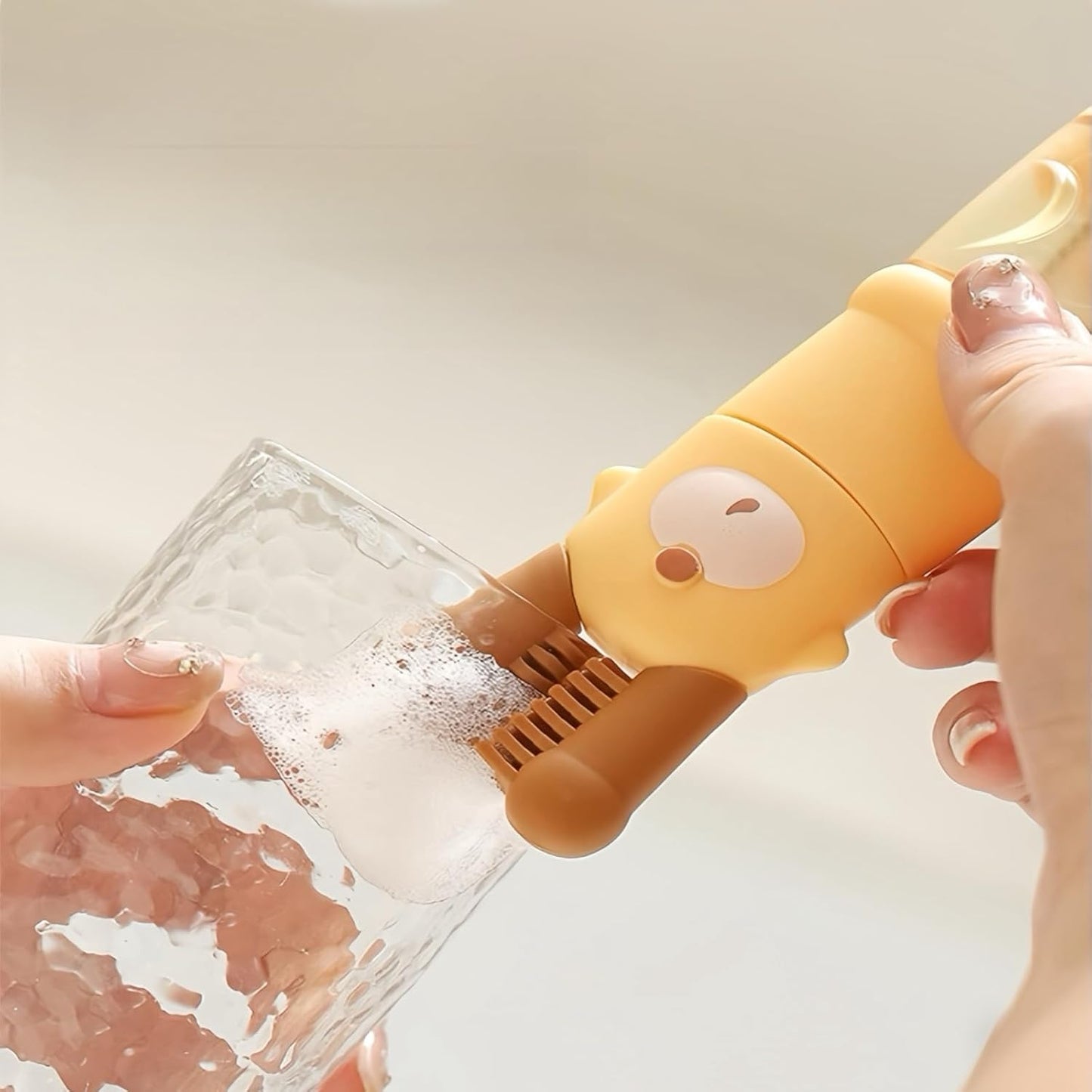 5-in-1Cup Lid Gap Cleaning Brush Set,Multipurpose Bottle Gap Cleaner Brush, lid Cleaning Brush,Water Bottle Cleaner Brush, Home Kitchen Cleaning Tools(2 Pcs)