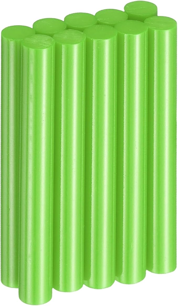 HARFINGTON 10pcs Hot Glue Sticks 0.43" Dia x 3.94" Long EVA Mini Hot Melt
