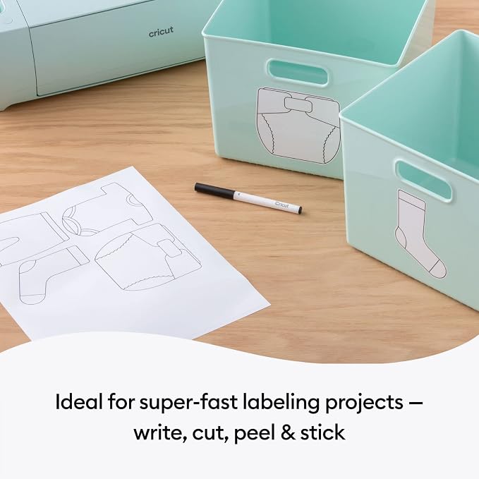 Cricut Smart Label Writable Vinyl – Permanent, 3 ft Roll