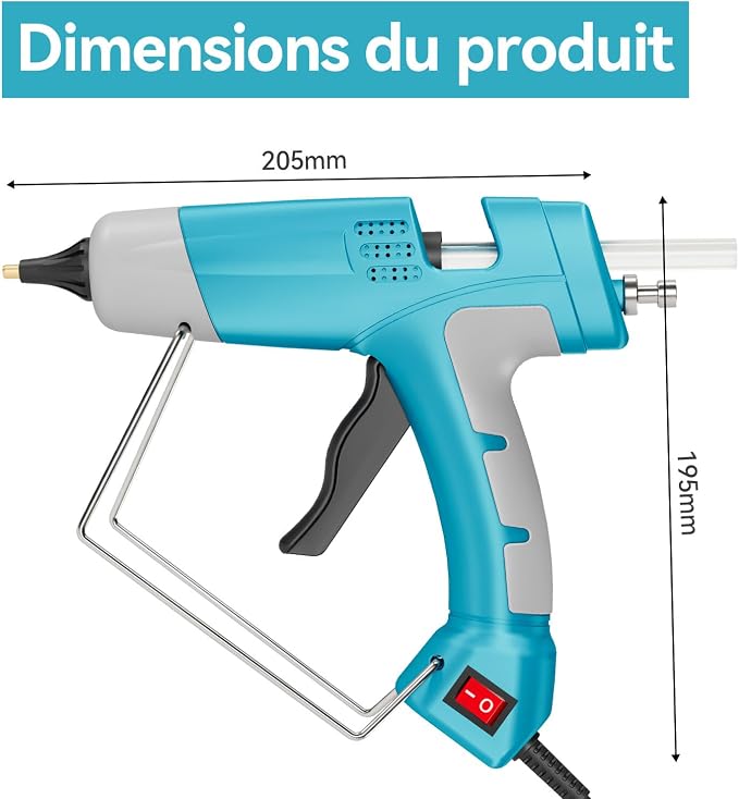 100W Hot Glue Gun Full Size Set