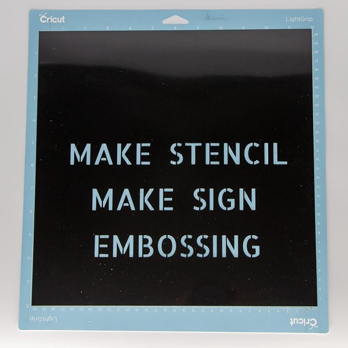 Opaque Black Plastic Sheets, 7.5mil 12” X 12” Craft PET Film, PET Stencil