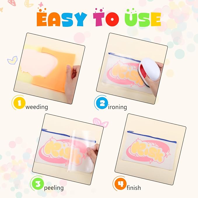 Tintnut Carrot Yellow Neon Heat Transfer Vinyl, easy cut & weed, stretch