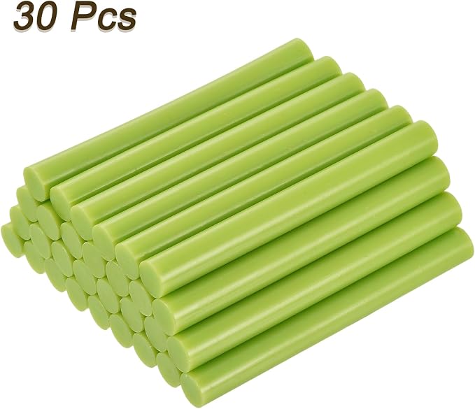 uxcell 30pcs 11mm x 100mm Mini Hot Glue Gun Sticks 4-inch x 0.43-inch High
