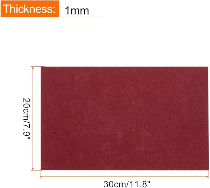 MECCANIXITY Adhesive Felt Sheets, Felt Fabric Crafts Back Adhesive Felt Sheets