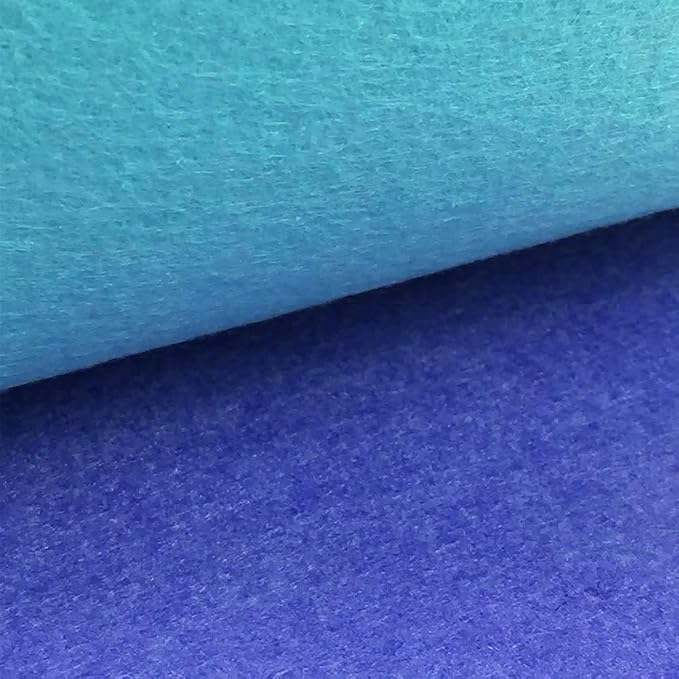 50PCS 12 x 12”, 1mm Thick Stiff Felt Fabric Sheets Assorted Colours Felt Pack