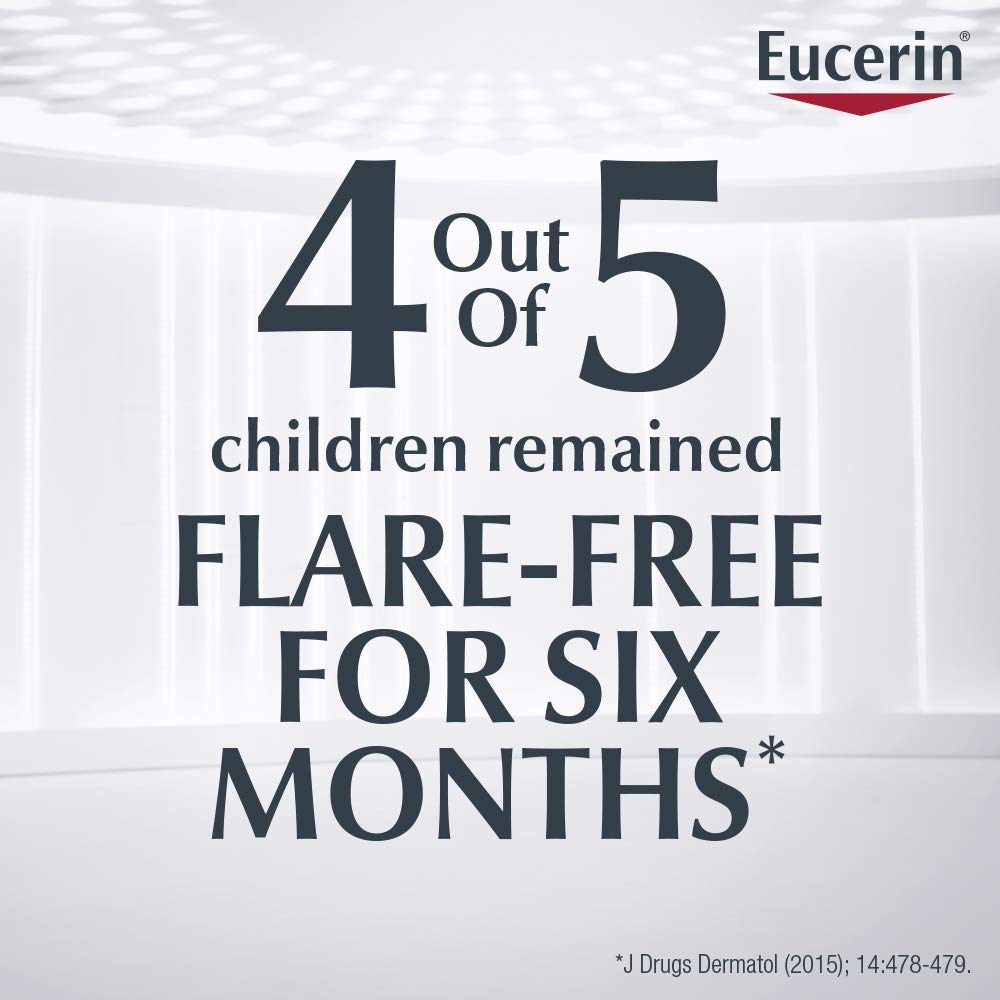 Eucerin Baby Eczema Relief Body Cream, Fragrance Free Baby Eczema Cream with Colloidal Oatmeal, Ceramide-3 and Licorice Root Extract, 8 Oz Tube