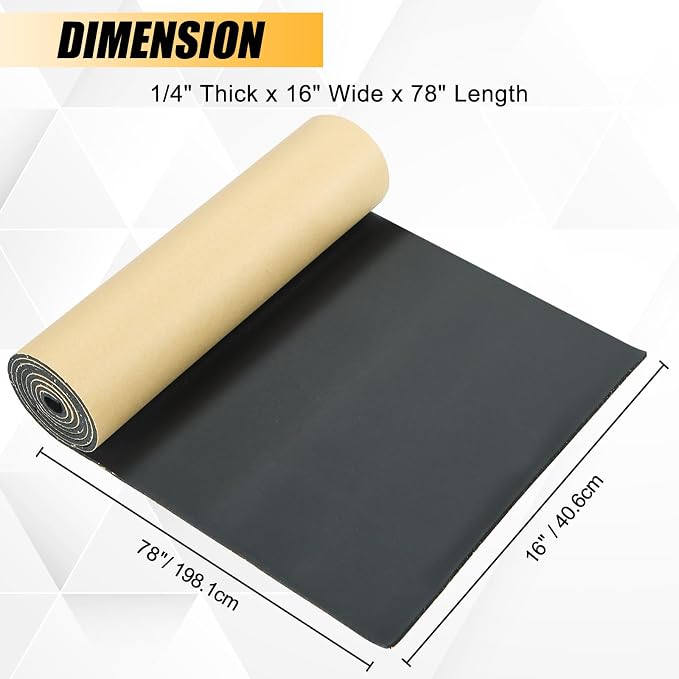 78" Neoprene Foam Rubber Sheet