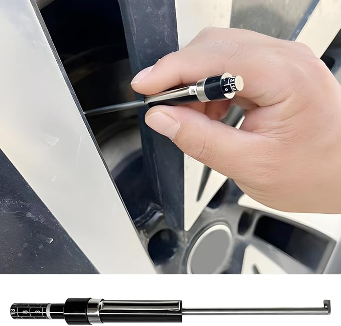 Car Brake Pad Thickness Measure Tool, Brake Shoe Gauge Measuring Tool