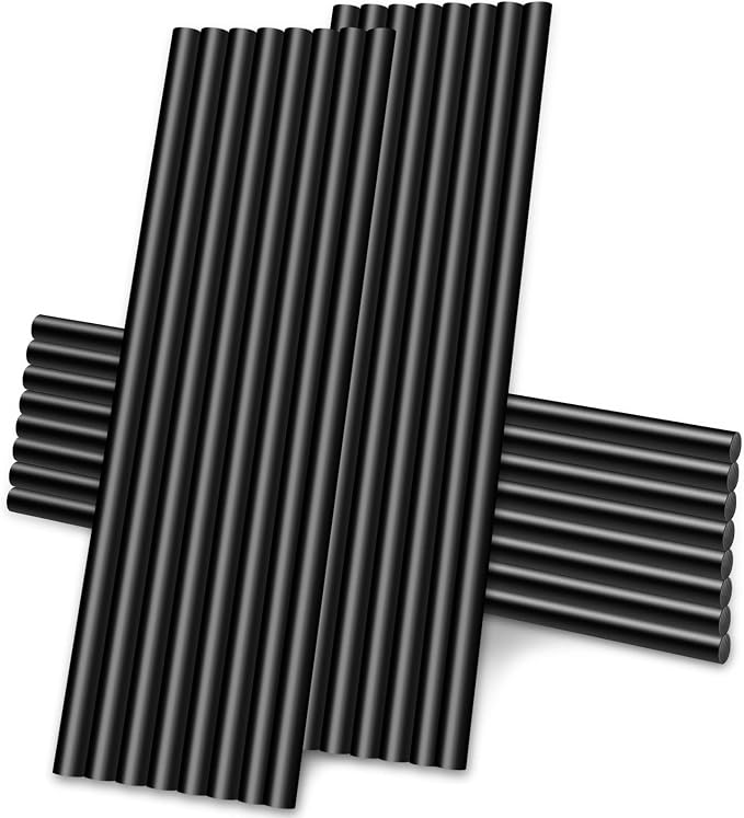 Manarty Black Hot Glue Sticks, All Temperature Adhesive EVA Glue Sticks