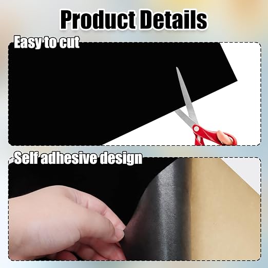 Biaungdo Self Adhesive Felt Sheets, 36cm x 1m Felts Fabric Peel and Stick Felts