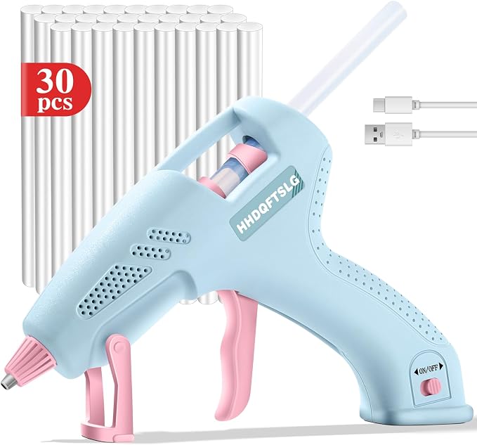 Cordless Hot Glue Gun, Fast Preheating