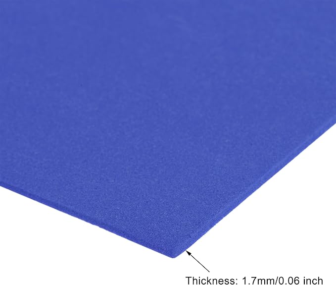 uxcell Dark Blue EVA Foam Sheets 11 x 8 inch 1.7mm Thickness