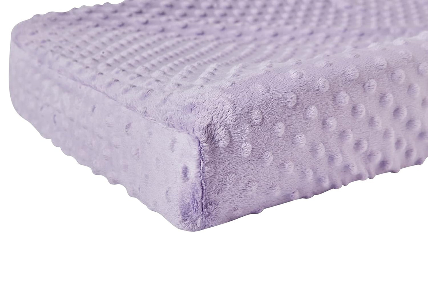 Changing Pad Cover Super Soft Dots Skin-Friendly Breathable Wipeable Changing Table Sheets for Baby Boy and Baby Girl (Lavender)
