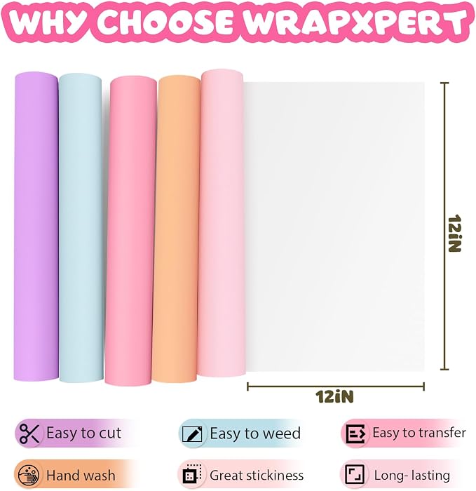 WRAPXPERT Pastel Vinyl Permanent