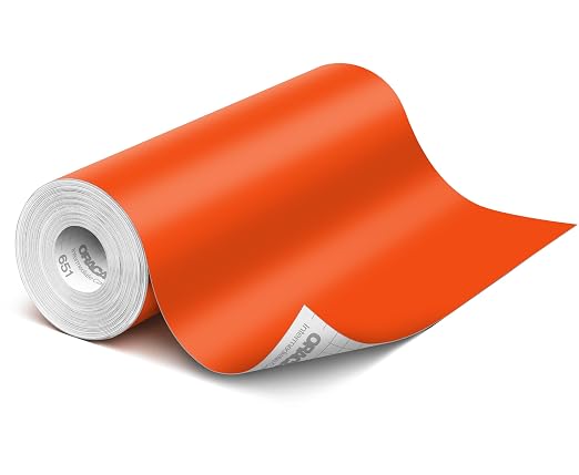 ORACAL 651 Matte Orange Vinyl Durable Roll Easy to Weed Permanent Adhesive