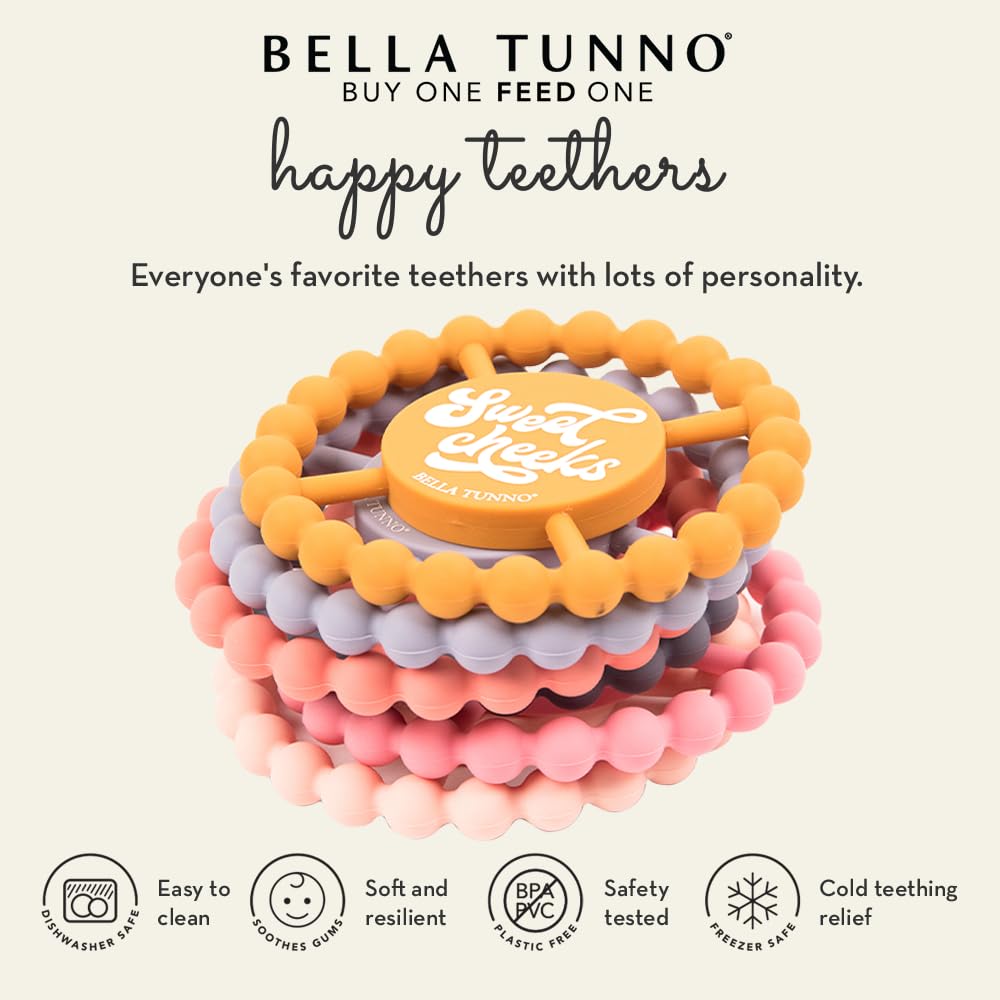 Baby Teether by Bella Tunno, Silicone Teethers for Babies 3-6 months, 6-12 months, Baby Toys, Pacifier, Teething Relief, Boys, Girls, Fun Has Arrived