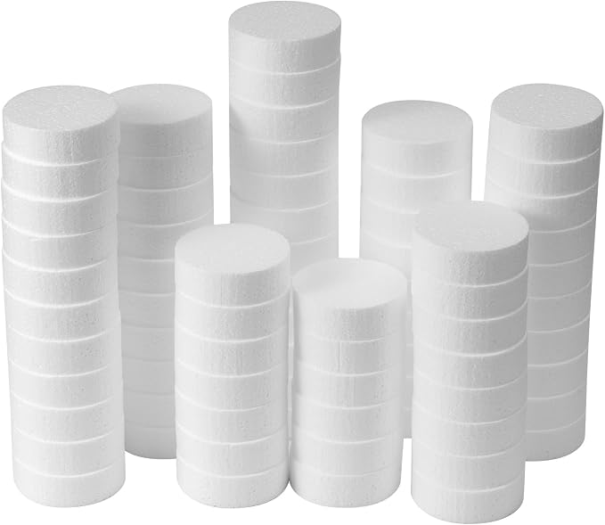 FFchuanhe 3 Inch 80-Pack Foam Circles