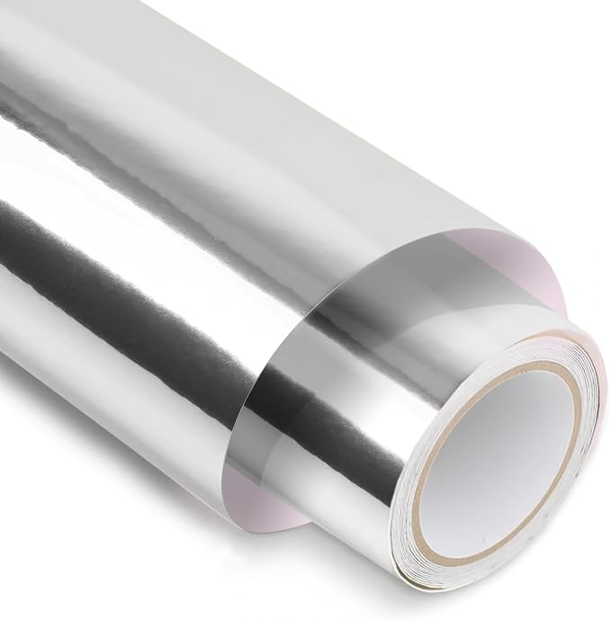 Silver Permanent Adhesive Vinyl, Party Decorations, Scrapbooking & DIY Crafts