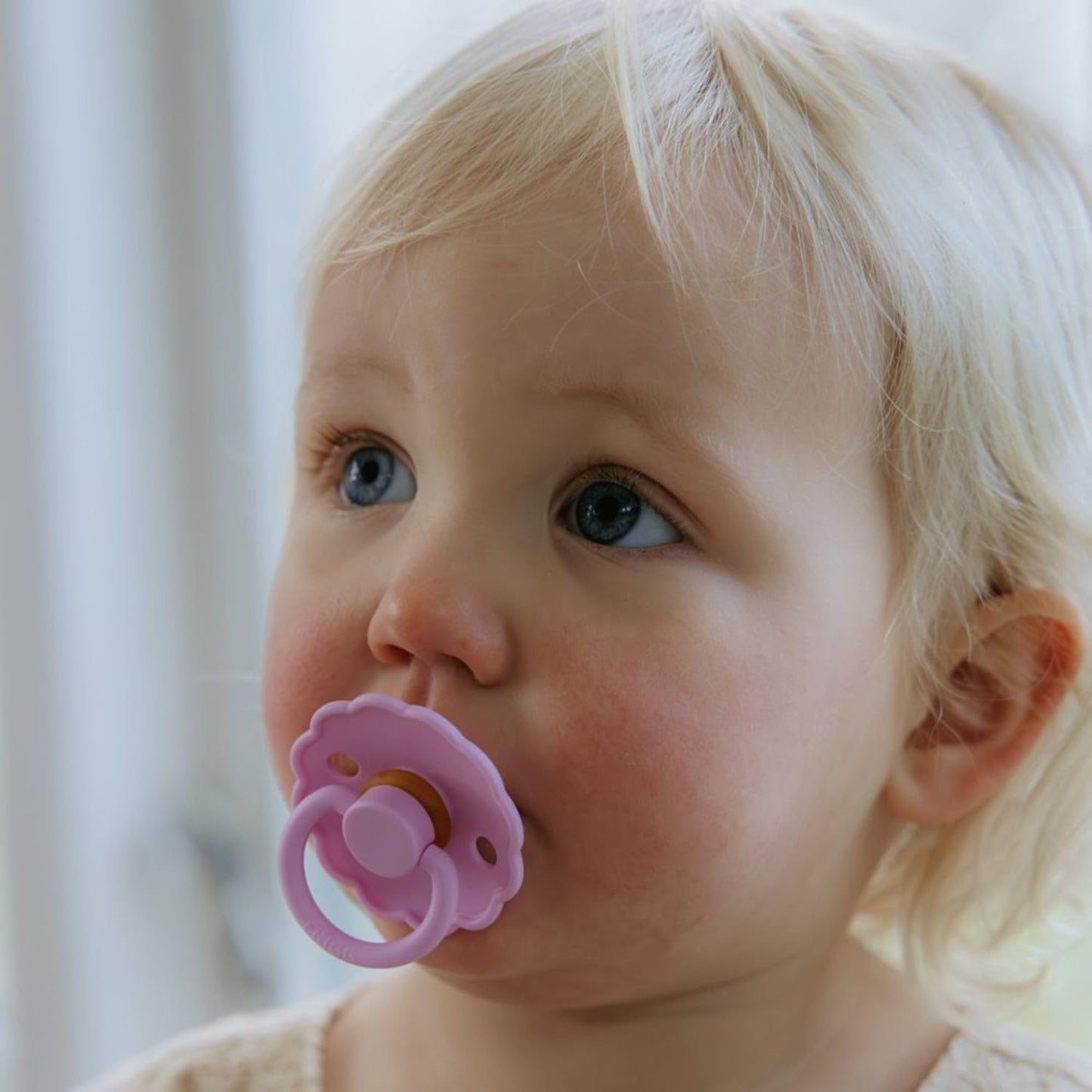 FRIGG SilkySoft Silicone Baby Pacifier 4-Pack Sunset Bliss | Made in Denmark | BPA-Free (6-18 Months)