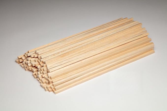 36 inch Balsa Wood Sticks Dowels, Model Grade Hobby Craft Balsa Wood Thin Plank