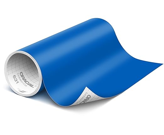 ORACAL 631 Matte Gentian Vinyl Durable Roll Easy to Weed Permanent Adhesive