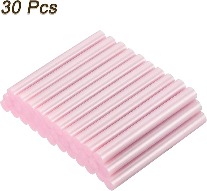 uxcell 30pcs Mini Hot Glue Gun Sticks 4-inch x 0.43-inch High Sticky Large Hot
