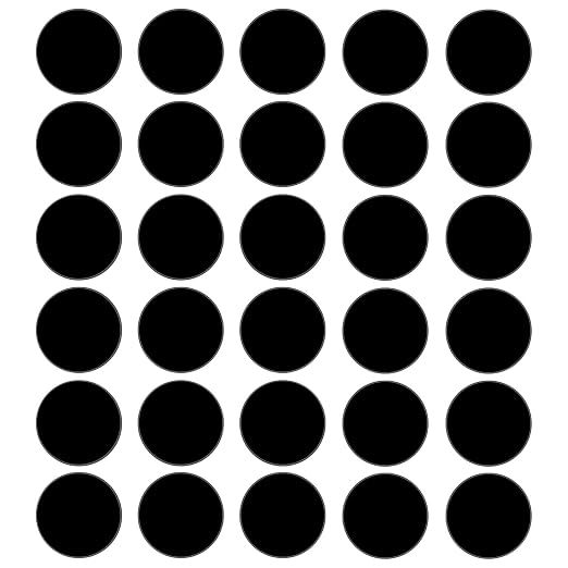 30Pcs 2 inch Black Acrylic Discs Acrylic Circle Blanks, Round Acrylic Sheets