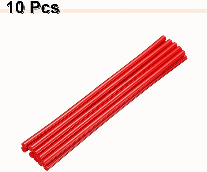 HARFINGTON 10pcs Hot Glue Sticks 0.28" Dia x 9.84" Long EVA Mini Hot Melt