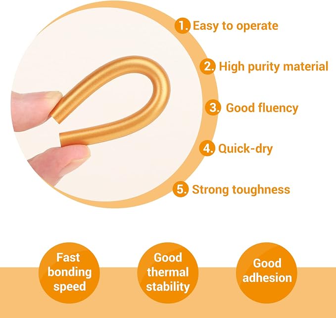 Gartful 120pcs Gold Hot Glue Sticks, Hot Glue Gun Wax Sticks 0.28" x 3.9"