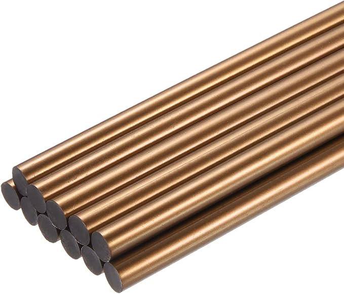 uxcell Mini Hot Glue Sticks for Glue Gun 11mm x 200mm Bronze Gold 12pcs