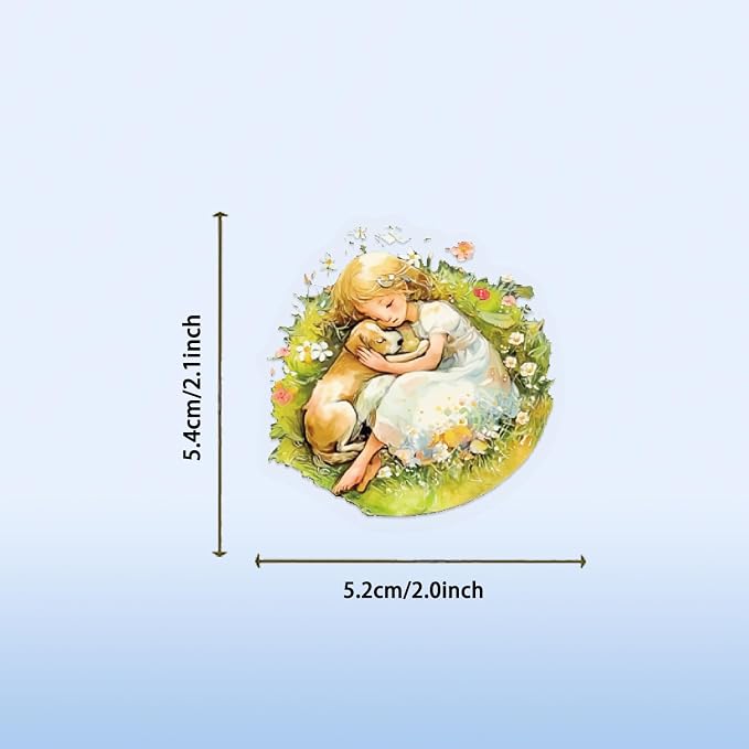 50 PCS Fairytale Princess Stickers