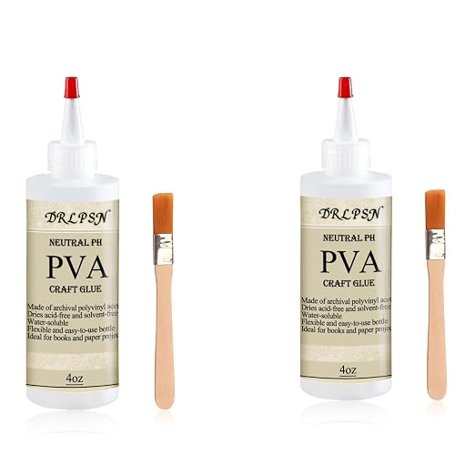 PVA Glue Book Binding, PH Neutral PVA Adhesive, Professional-Grade Strength