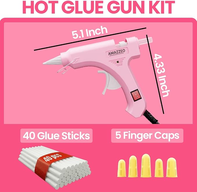 Hot Glue Gun and Sticks Set 40pcs