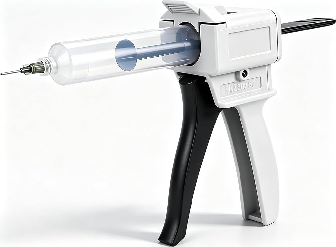 50ml Epoxy Gun Dispenser, Manual AB Glue Gun & Dual Cartridge Applicator