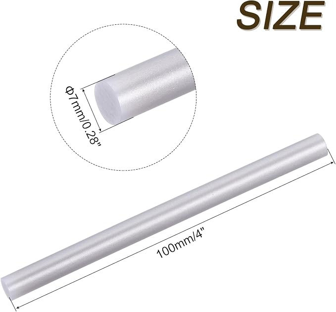 uxcell 12pcs Mini Hot Glue Sticks