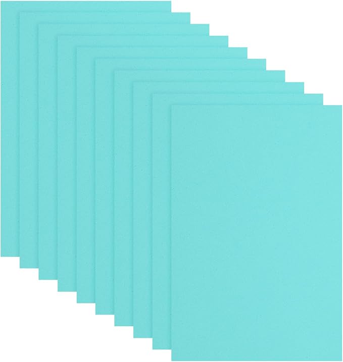 uxcell 10 Pcs Green EVA A4 Foam Sheets Crafts, 12 x 8 Inch Foam Paper