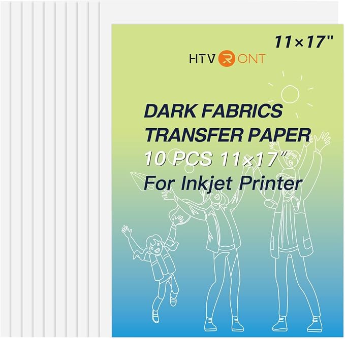 HTVRONT Heat Transfer Paper for Dark T Shirts