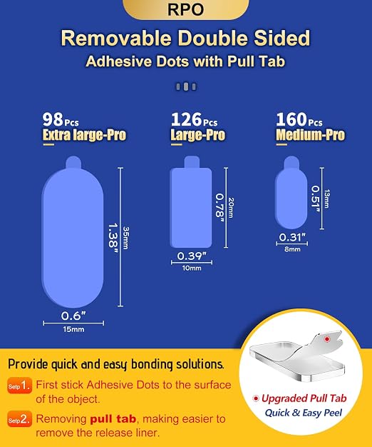 PHIXBEAR Extra Large-Pro Mounting Putty No Residue