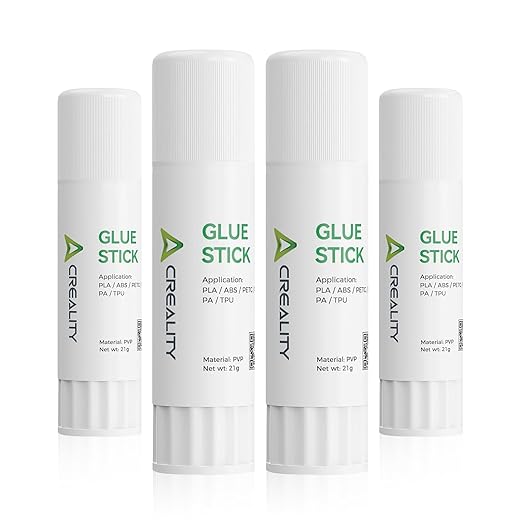 4 Pack Creality 3D Printer Glue Sticks Enhanced First Layer Adhesion | Reduce