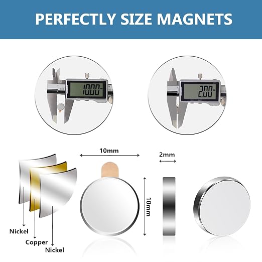 UTOMAG 52 Pcs Mini Round Neodymium Magnets