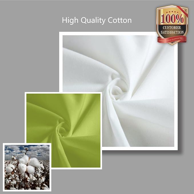 TOPDesign 3-Pack Super Strong Large 12oz Cotton Canvas Tote Bags, Reusable