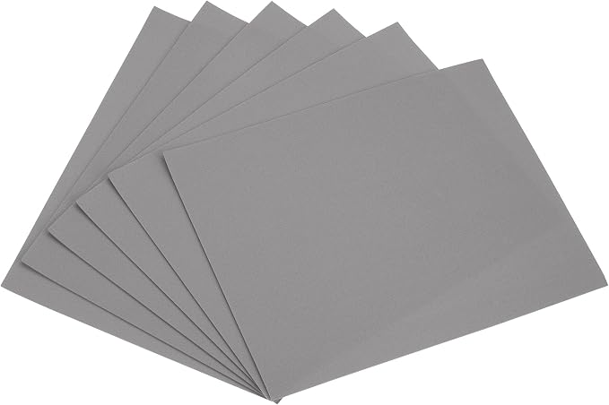 uxcell Dark Grey EVA Foam Sheets 11 x 8 inch 1.7mm Thickness
