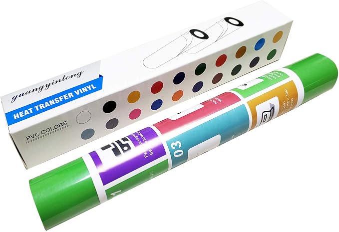 guangyintong Fruit Green Heat Transfer Vinyl HTV Rolls